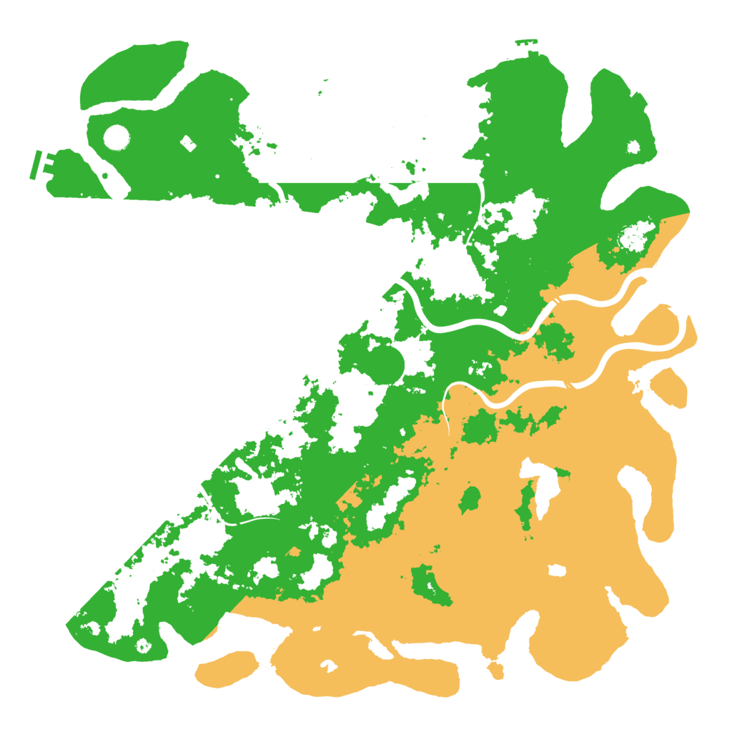 Biome Rust Map: Procedural Map, Size: 5000, Seed: 143930815