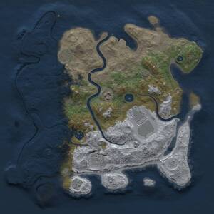 Thumbnail Rust Map: Procedural Map, Size: 3600, Seed: 481981, 12 Monuments