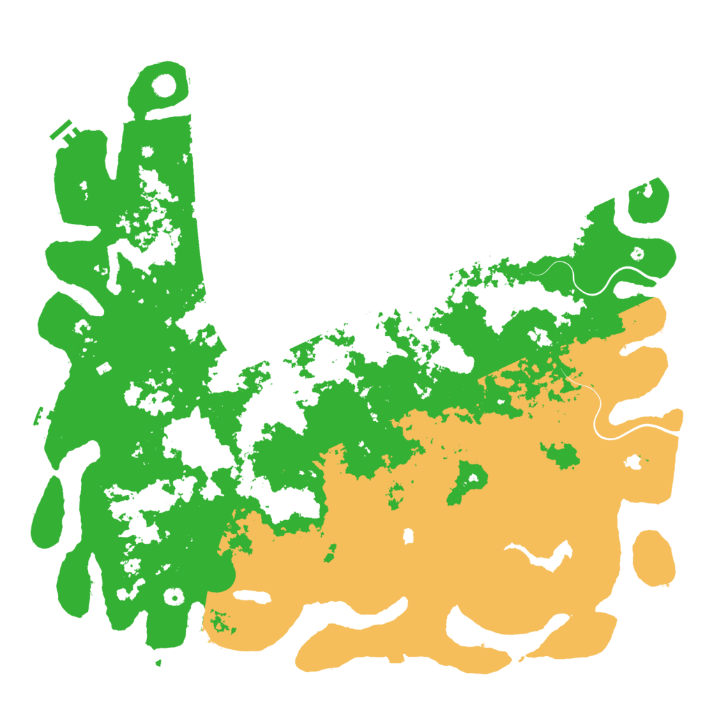 Biome Rust Map: Procedural Map, Size: 5500, Seed: 601853472