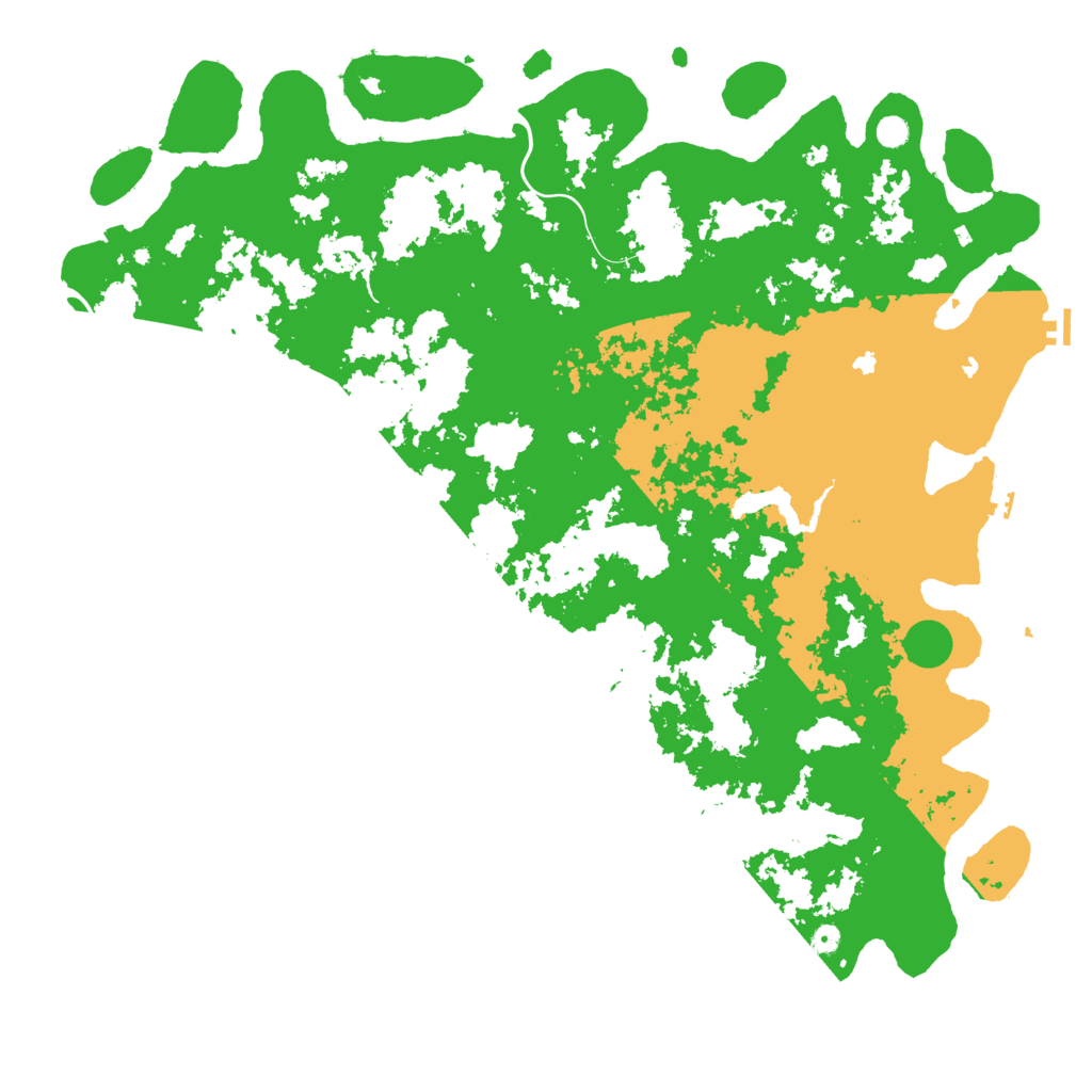 Biome Rust Map: Procedural Map, Size: 6000, Seed: 76456