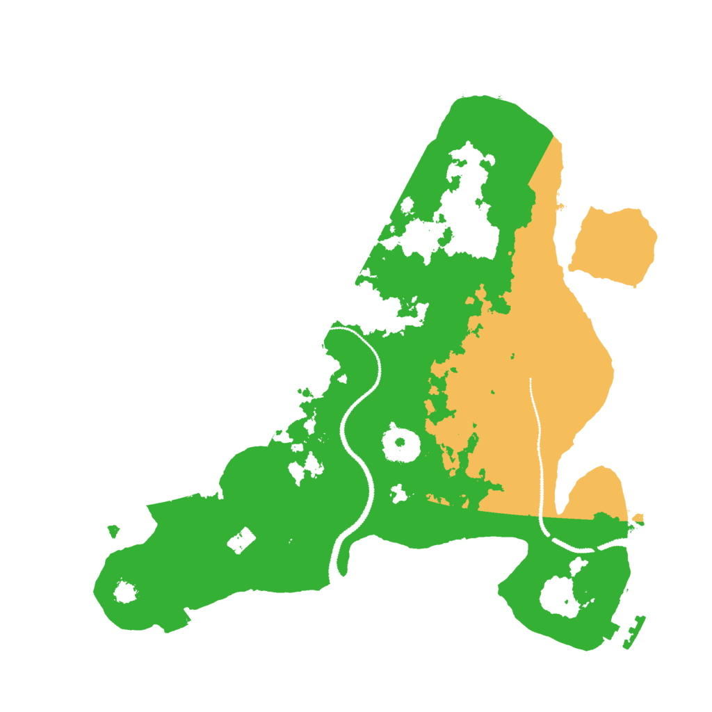 Biome Rust Map: Procedural Map, Size: 2900, Seed: 7478895