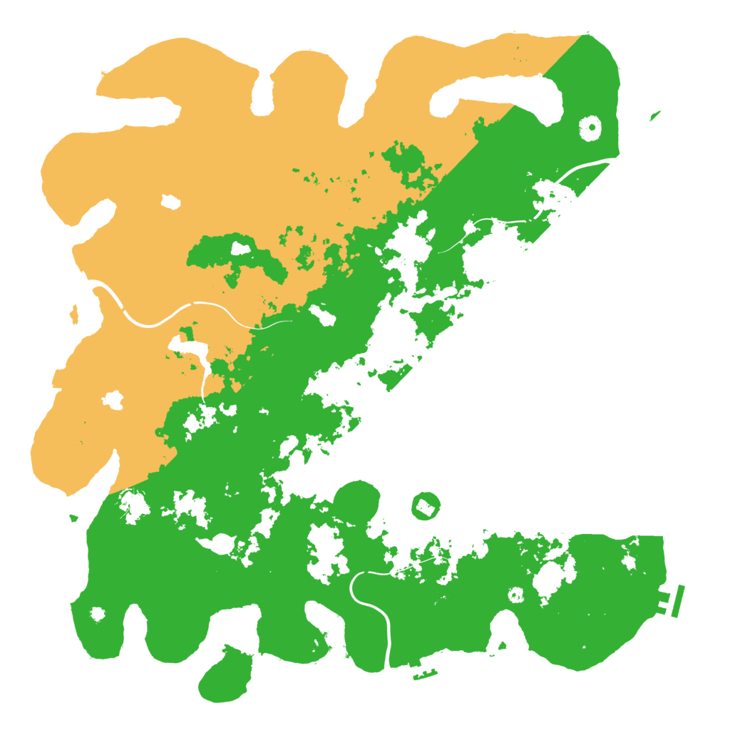 Biome Rust Map: Procedural Map, Size: 4500, Seed: 1798100938