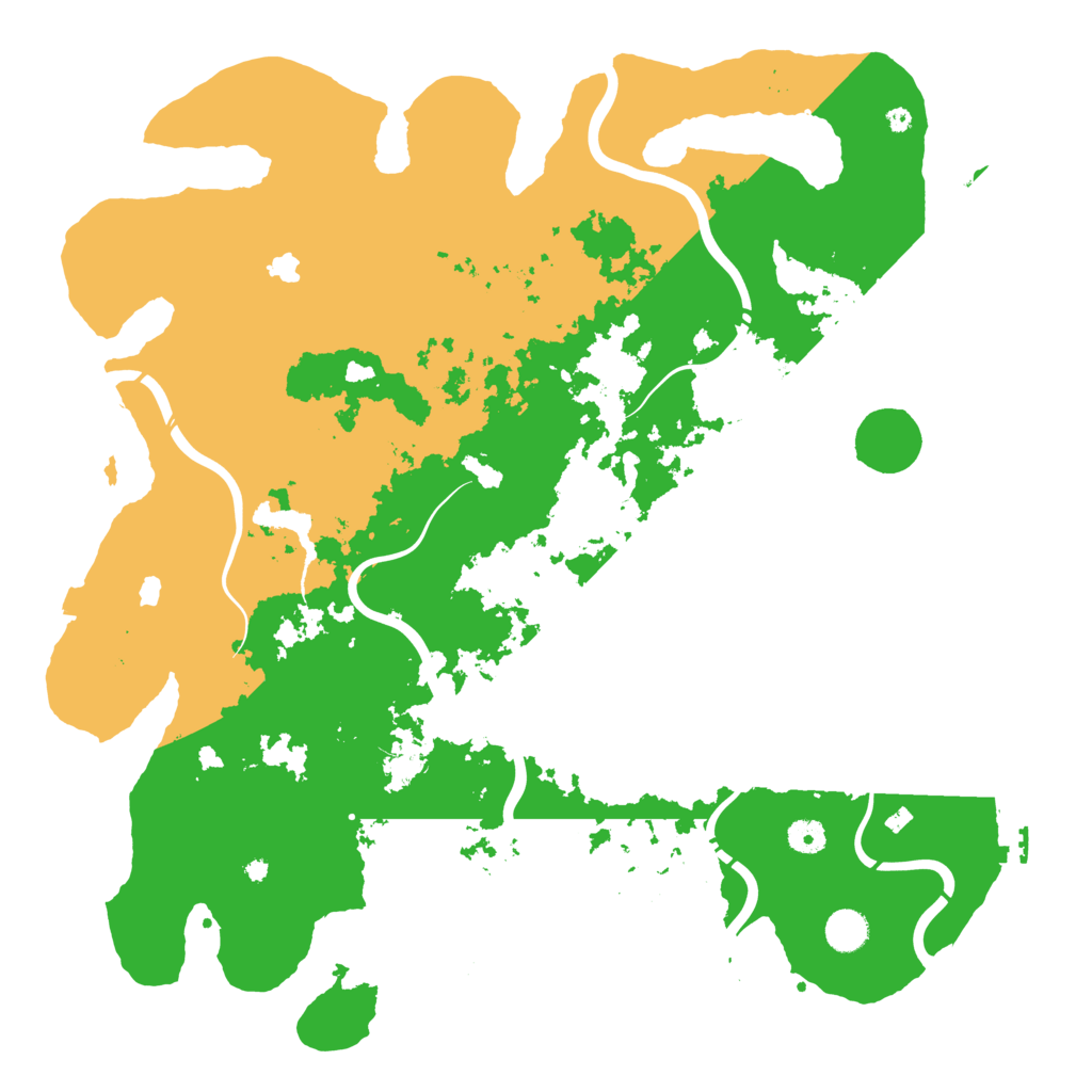Biome Rust Map: Procedural Map, Size: 4500, Seed: 1798100938