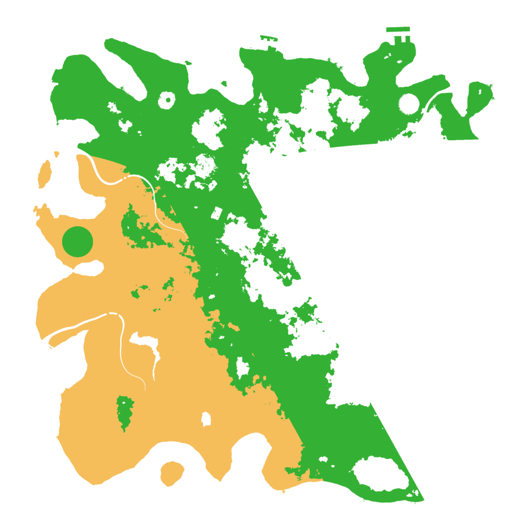 Biome Rust Map: Procedural Map, Size: 4499, Seed: 50993012
