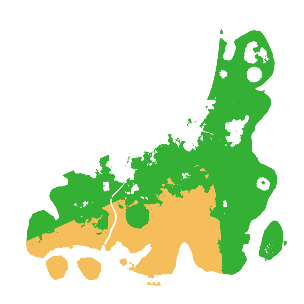 Biome Rust Map: Procedural Map, Size: 3500, Seed: 872823270