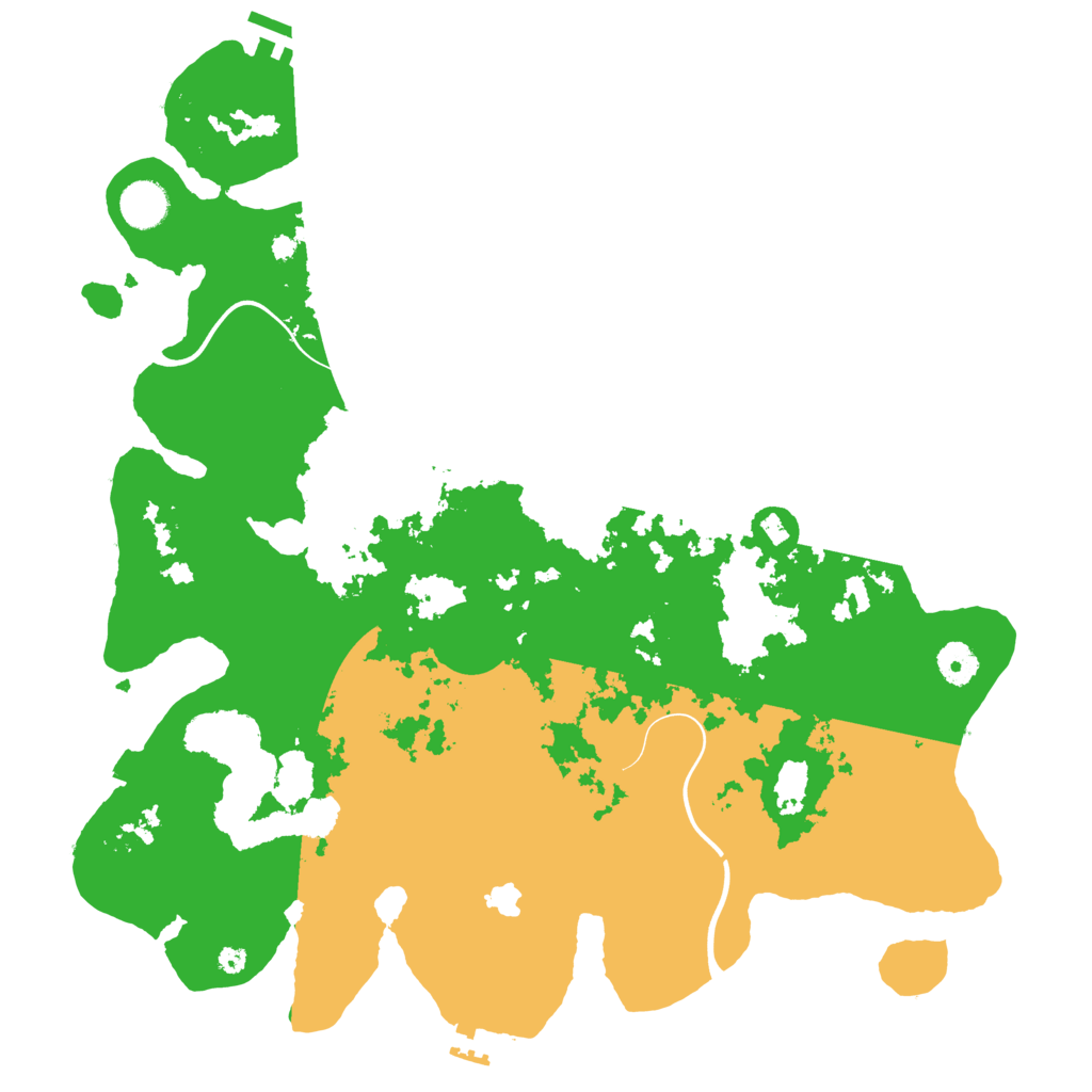 Biome Rust Map: Procedural Map, Size: 4000, Seed: 612368