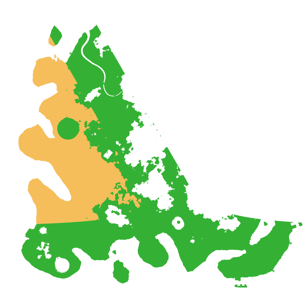 Biome Rust Map: Procedural Map, Size: 3750, Seed: 4608