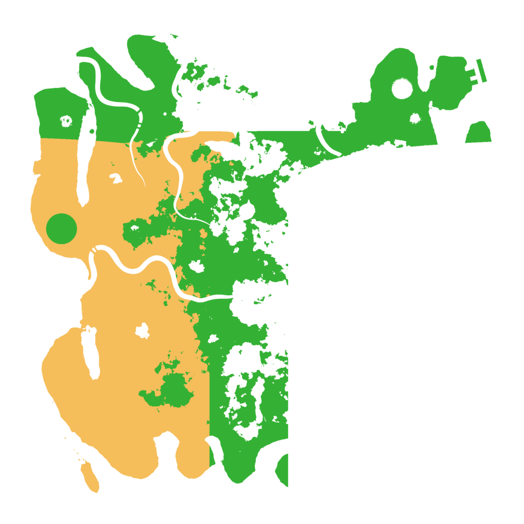 Biome Rust Map: Procedural Map, Size: 4500, Seed: 1252635146