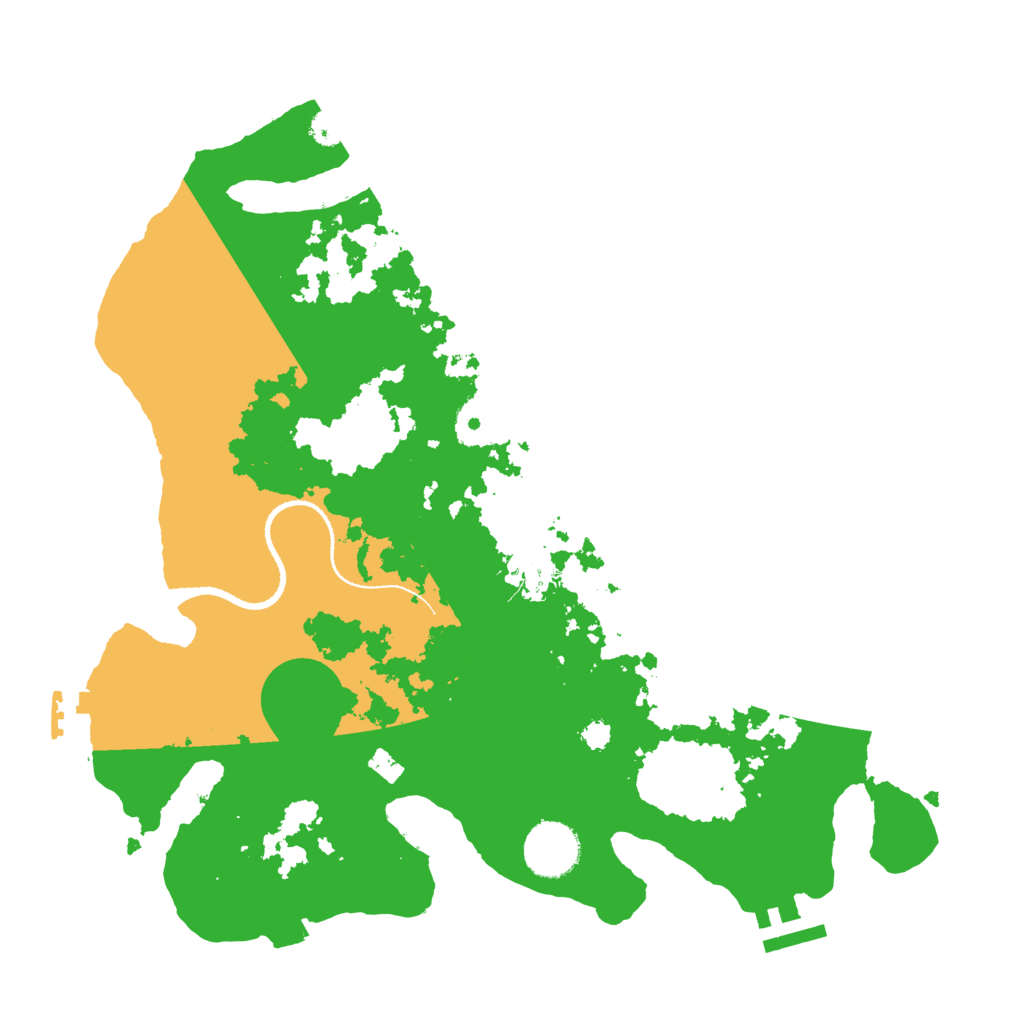 Biome Rust Map: Procedural Map, Size: 3250, Seed: 751281321