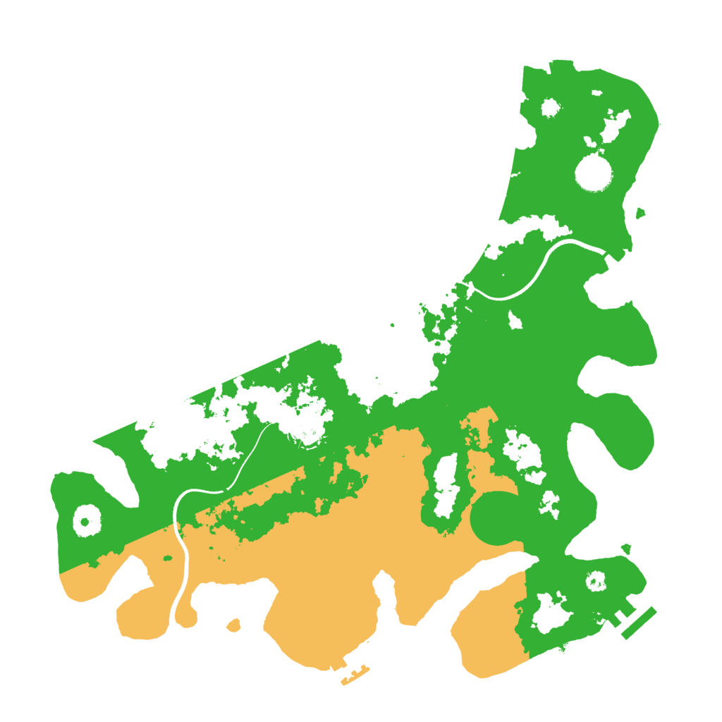 Biome Rust Map: Procedural Map, Size: 3500, Seed: 774545226