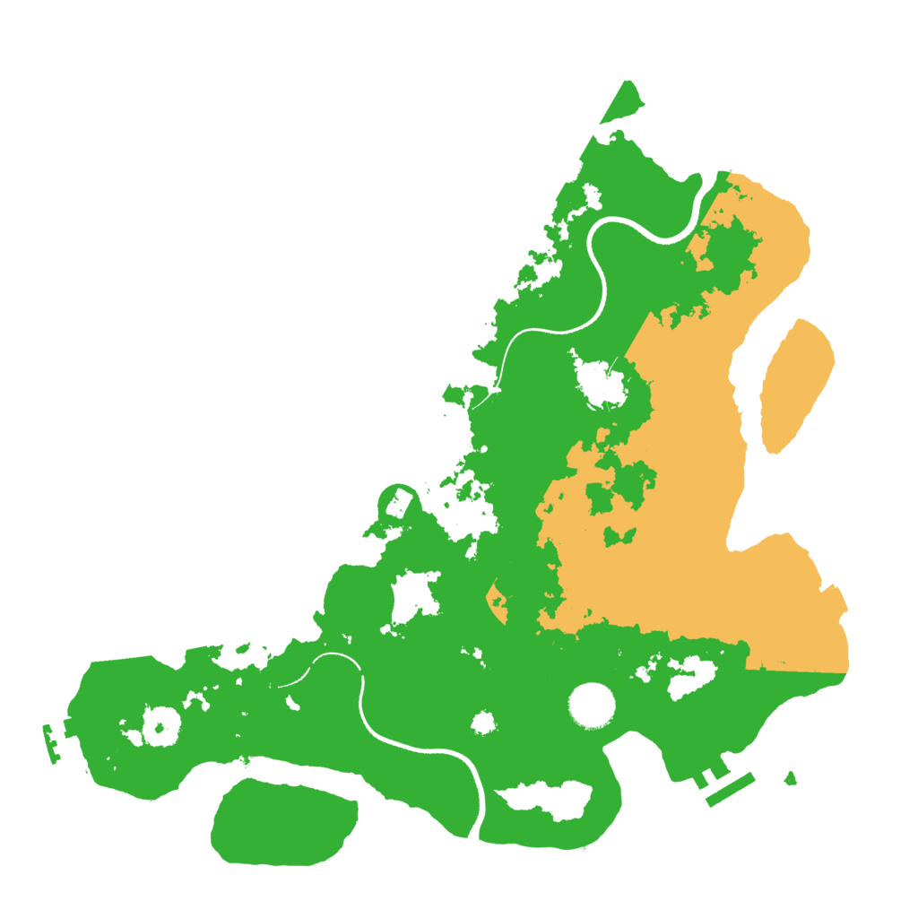 Biome Rust Map: Procedural Map, Size: 3500, Seed: 678201192