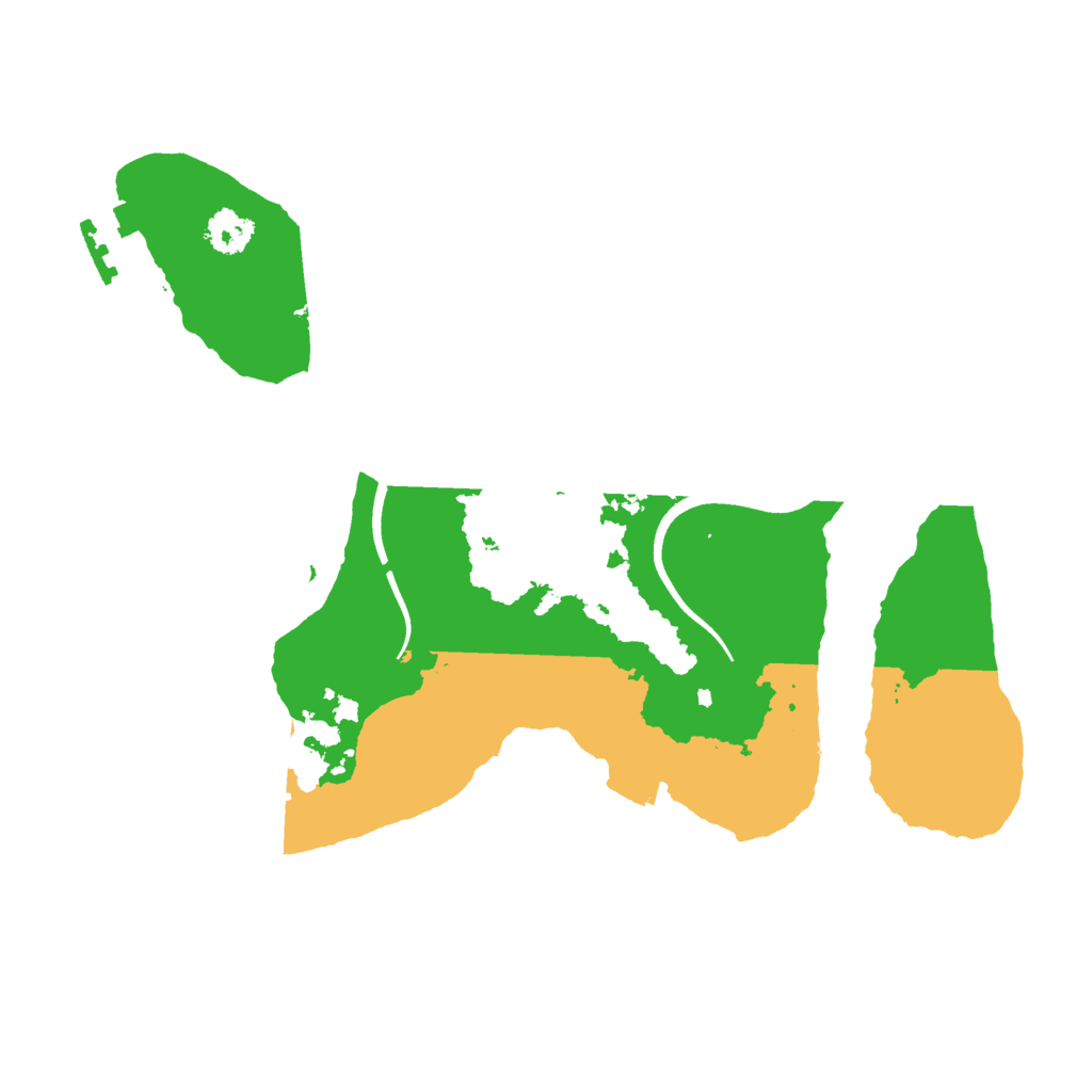 Biome Rust Map: Procedural Map, Size: 2458, Seed: 1007