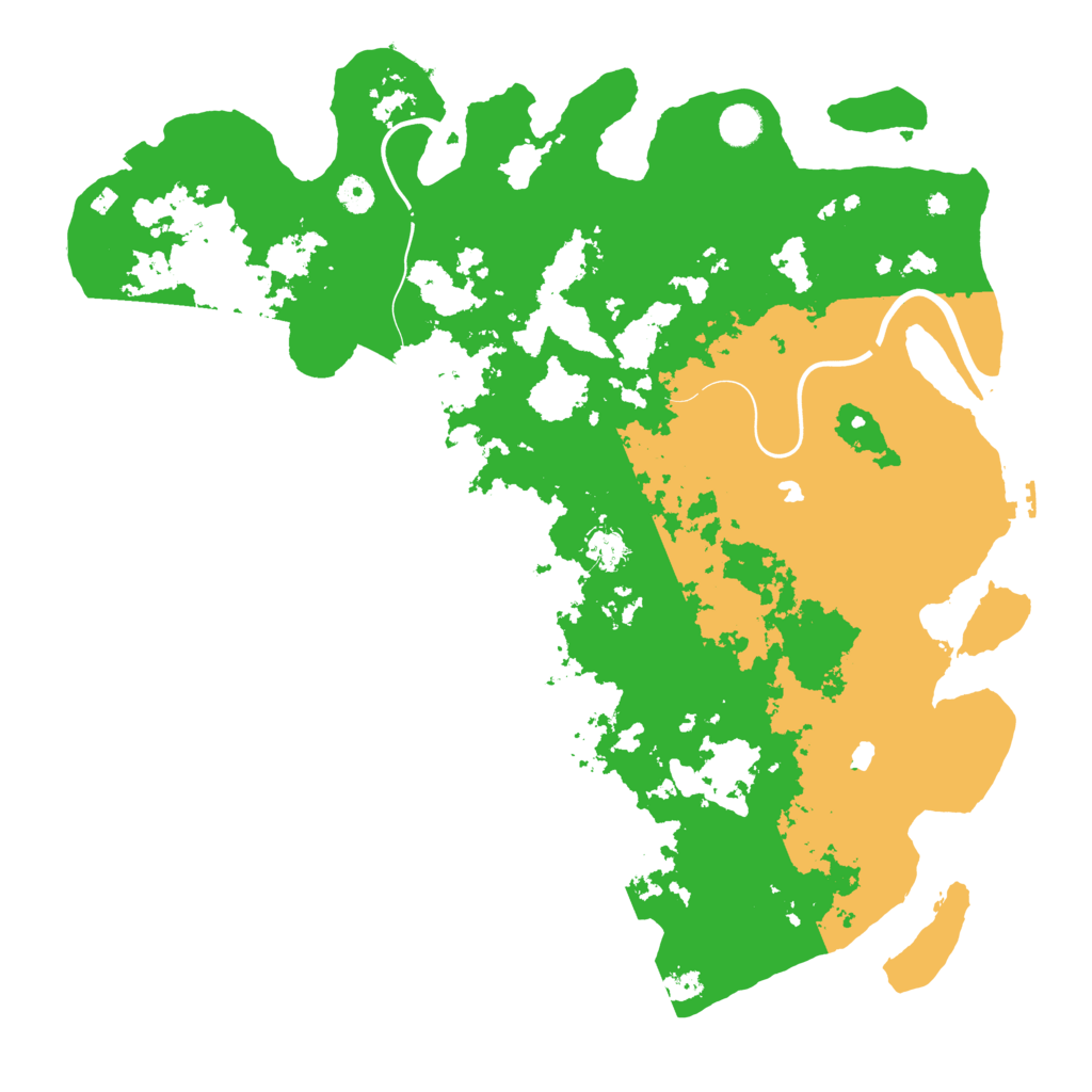 Biome Rust Map: Procedural Map, Size: 4500, Seed: 11177321