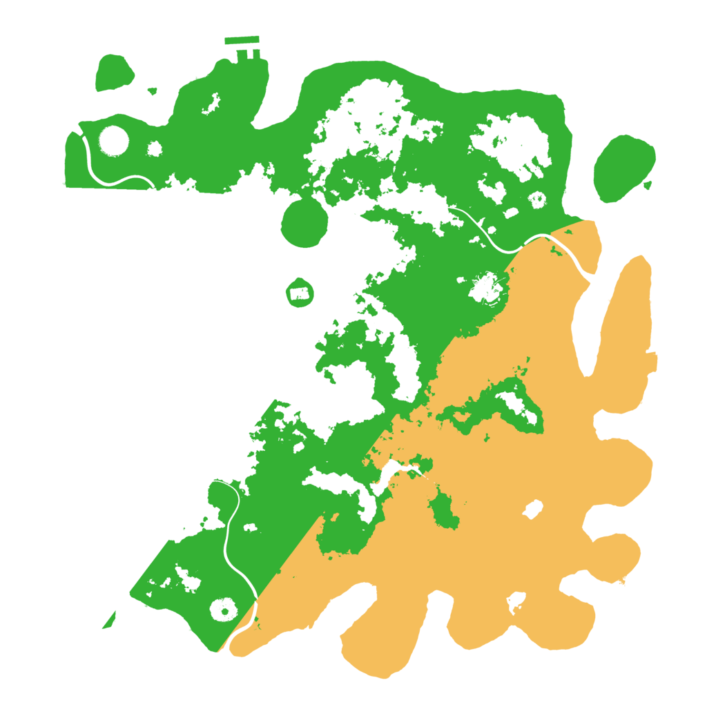 Biome Rust Map: Procedural Map, Size: 4150, Seed: 654321