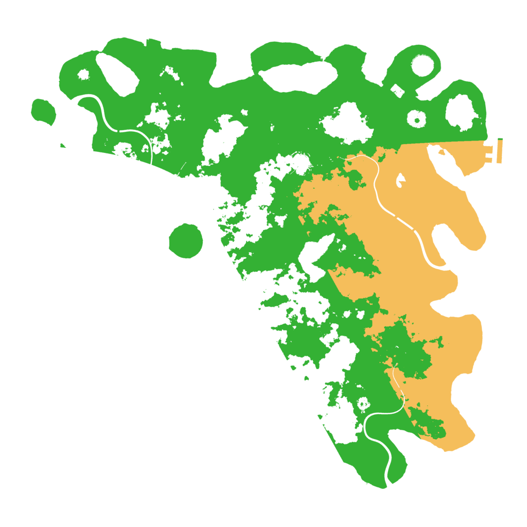 Biome Rust Map: Procedural Map, Size: 4250, Seed: 1534028523