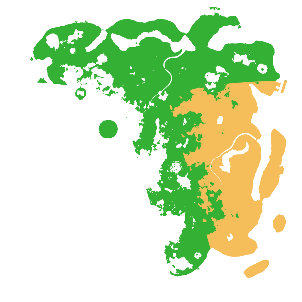 Biome Rust Map: Procedural Map, Size: 4500, Seed: 1512