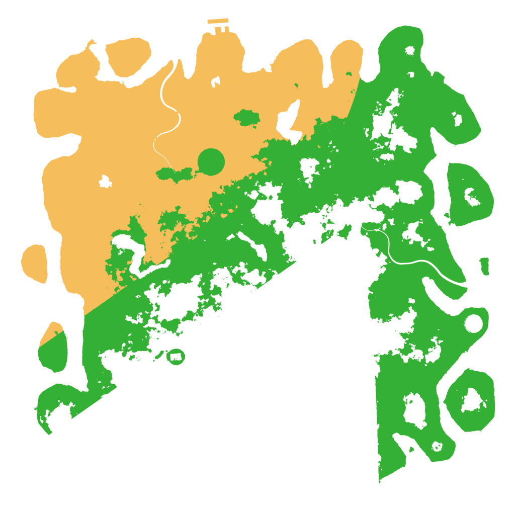 Biome Rust Map: Procedural Map, Size: 5000, Seed: 1375727300