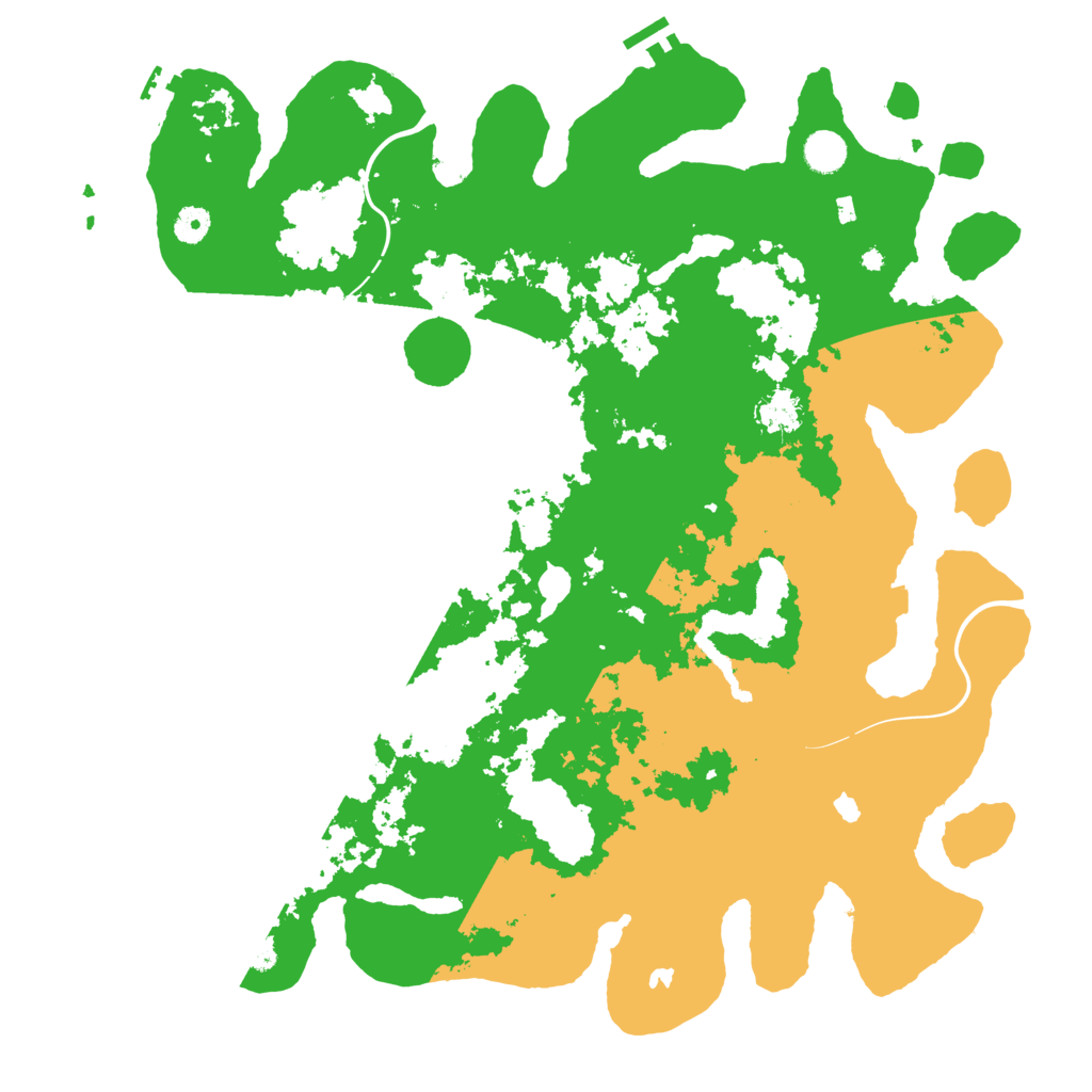 Biome Rust Map: Procedural Map, Size: 4500, Seed: 5247810