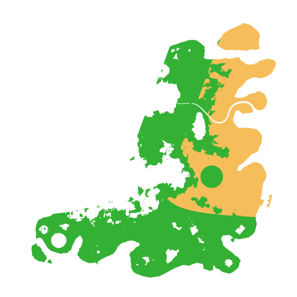 Biome Rust Map: Procedural Map, Size: 3500, Seed: 1059000621