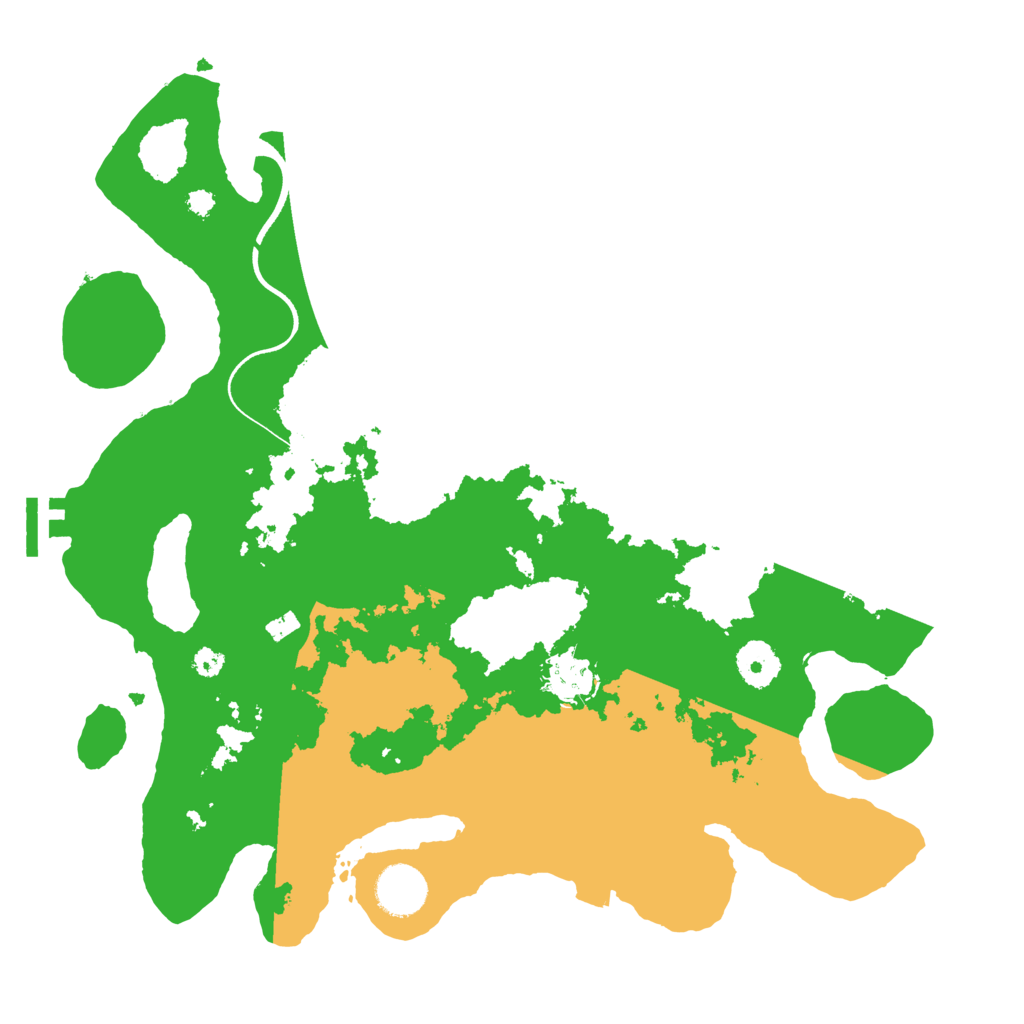 Biome Rust Map: Procedural Map, Size: 3500, Seed: 57993641