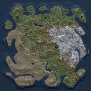 Thumbnail Rust Map: Procedural Map, Size: 4250, Seed: 2314, 14 Monuments