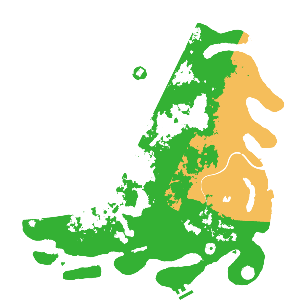 Biome Rust Map: Procedural Map, Size: 4000, Seed: 20241115