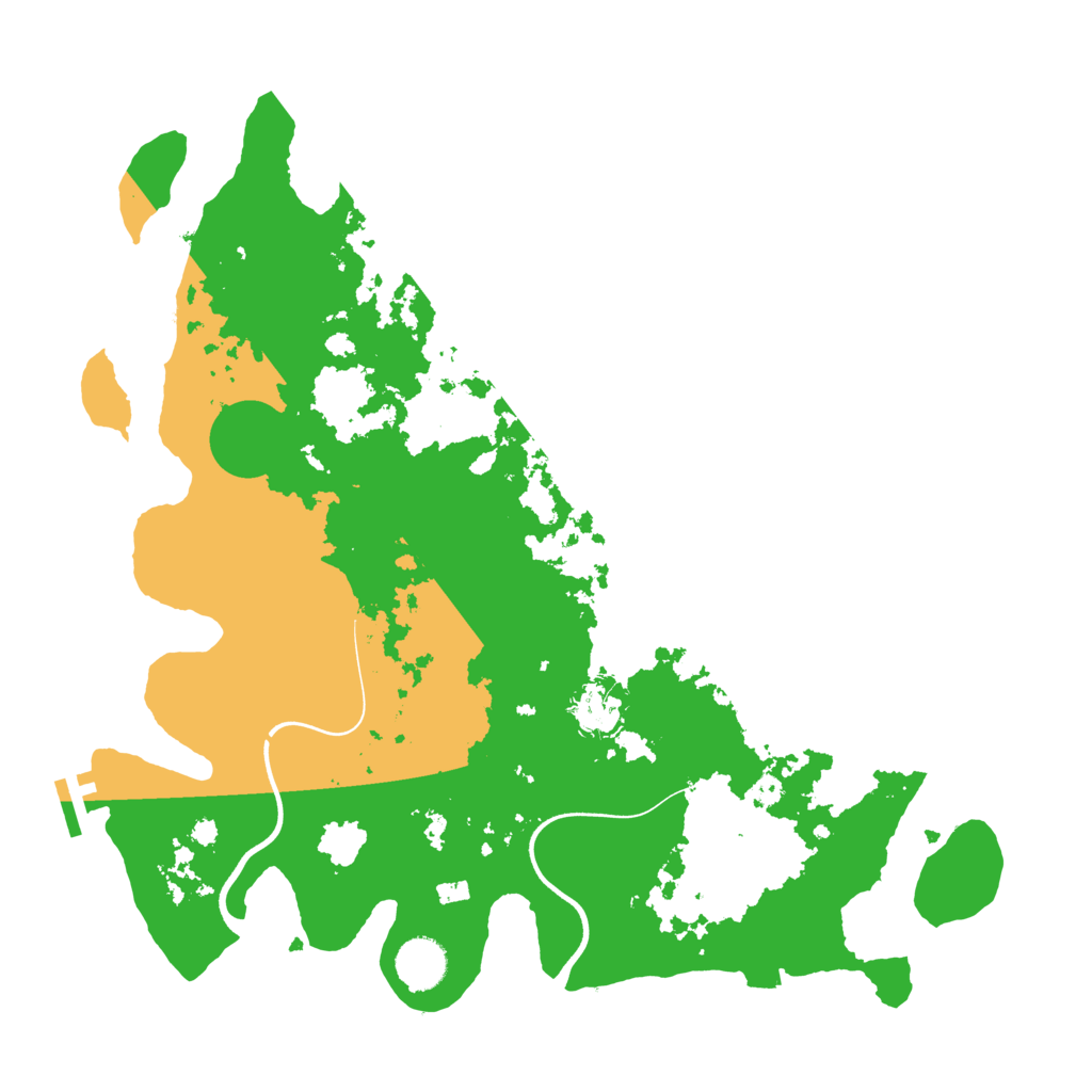 Biome Rust Map: Procedural Map, Size: 3750, Seed: 383716340