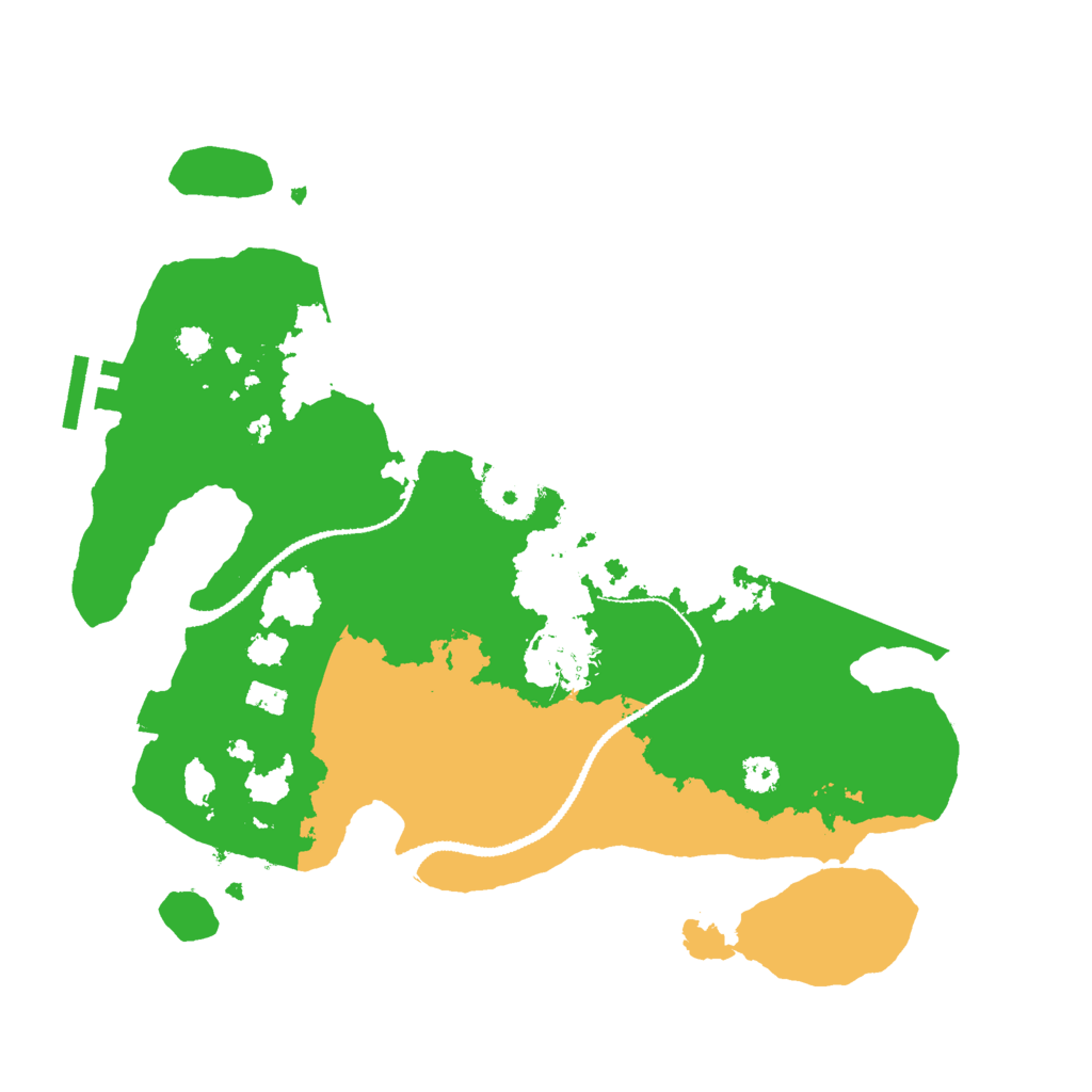 Biome Rust Map: Procedural Map, Size: 3000, Seed: 69054426