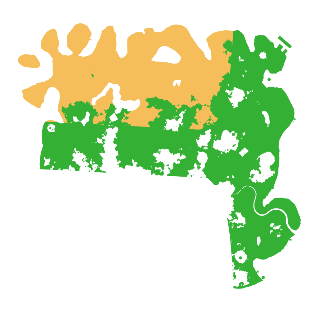 Biome Rust Map: Procedural Map, Size: 4000, Seed: 657276982