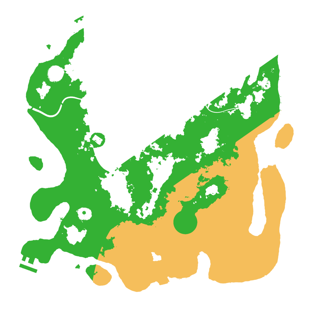 Biome Rust Map: Procedural Map, Size: 3500, Seed: 1619832037