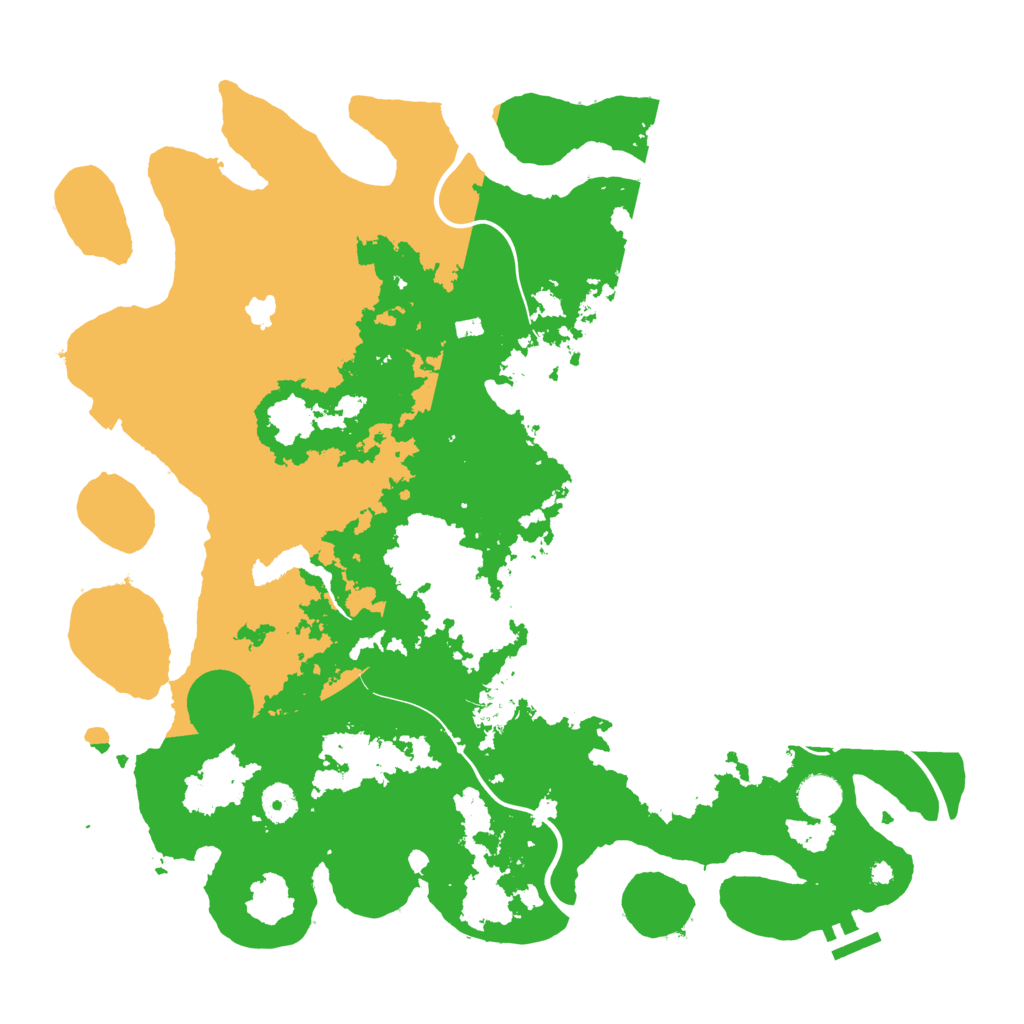 Biome Rust Map: Procedural Map, Size: 4100, Seed: 2091599