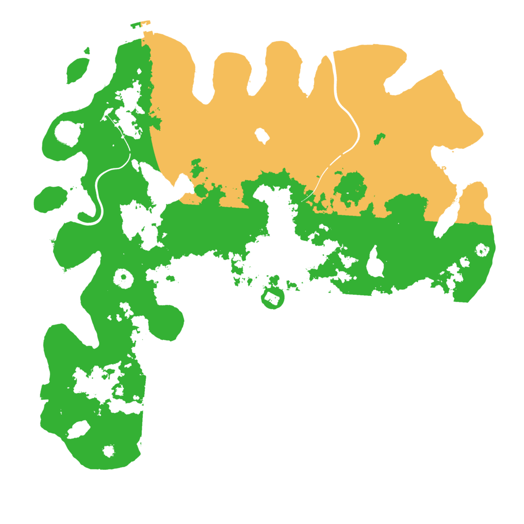 Biome Rust Map: Procedural Map, Size: 4000, Seed: 606458620