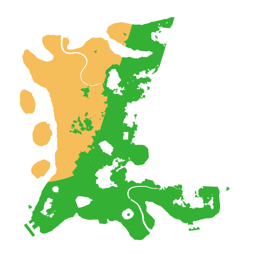 Biome Rust Map: Procedural Map, Size: 3500, Seed: 1881361018