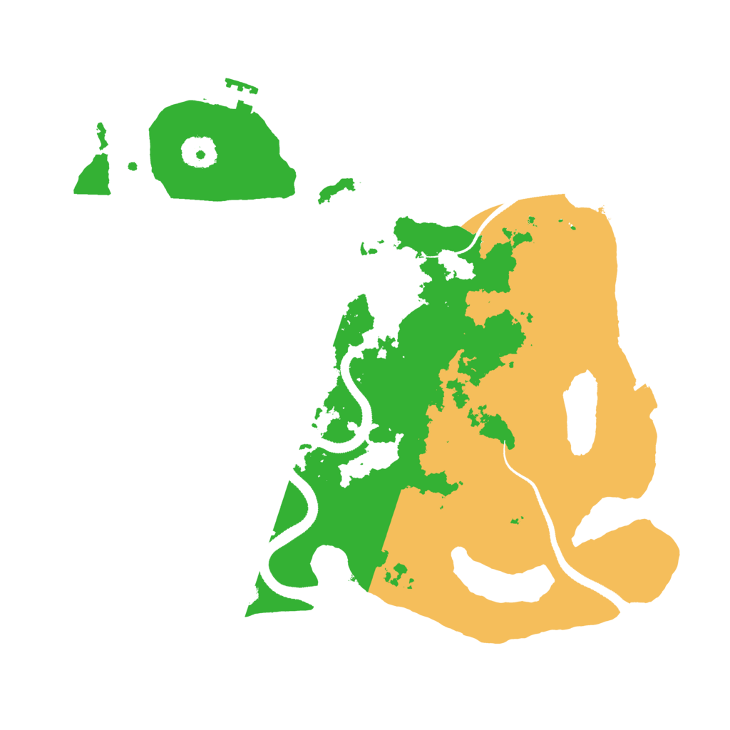 Biome Rust Map: Procedural Map, Size: 3240, Seed: 51114202