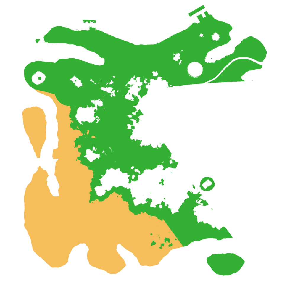 Biome Rust Map: Procedural Map, Size: 3500, Seed: 1639967429