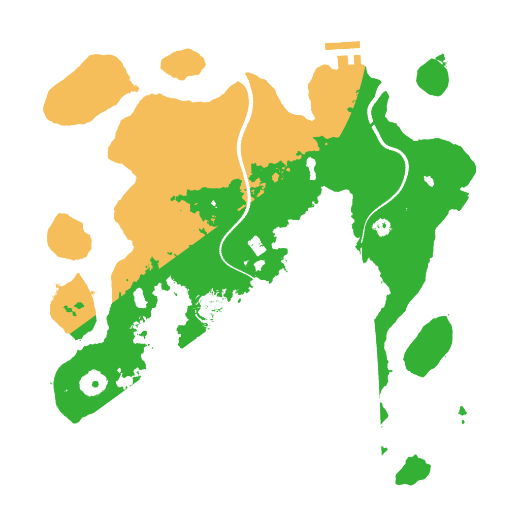 Biome Rust Map: Procedural Map, Size: 3000, Seed: 1747713755