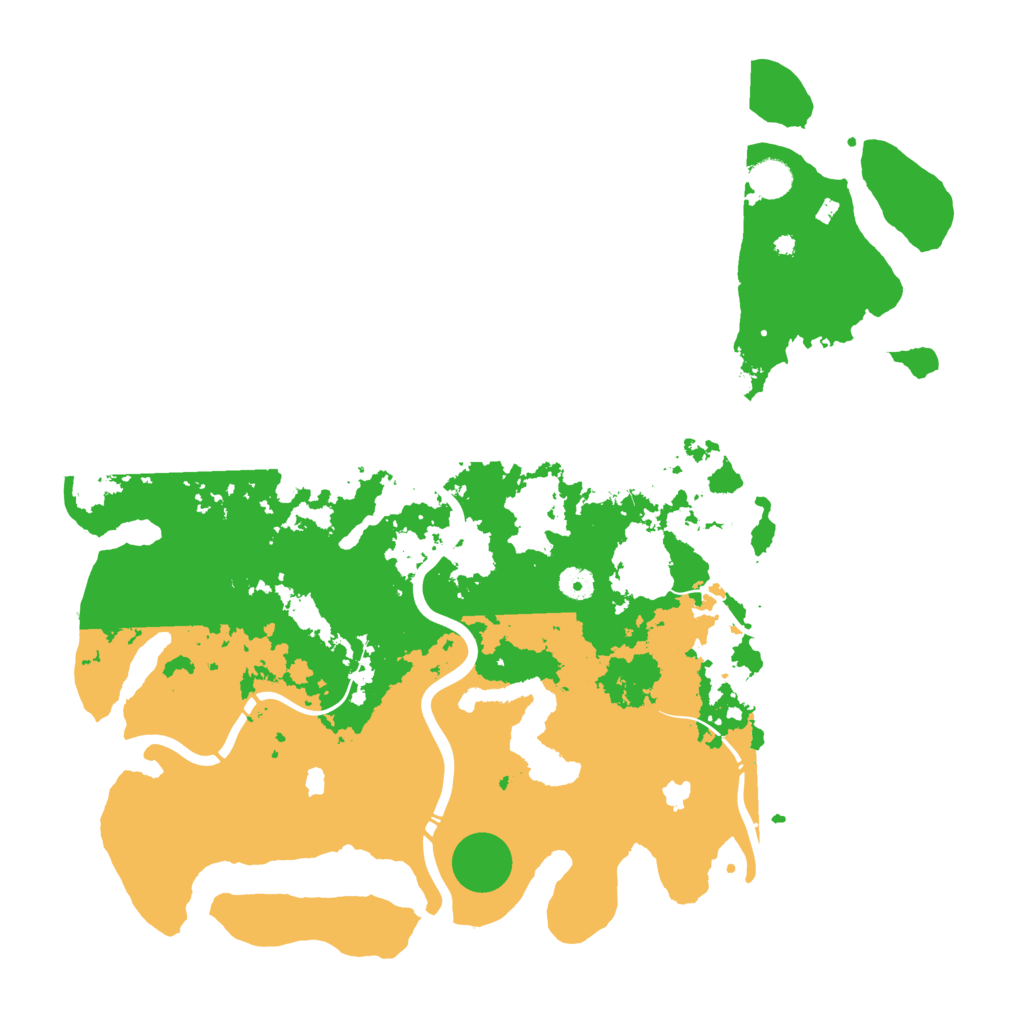 Biome Rust Map: Procedural Map, Size: 4500, Seed: 1927208810