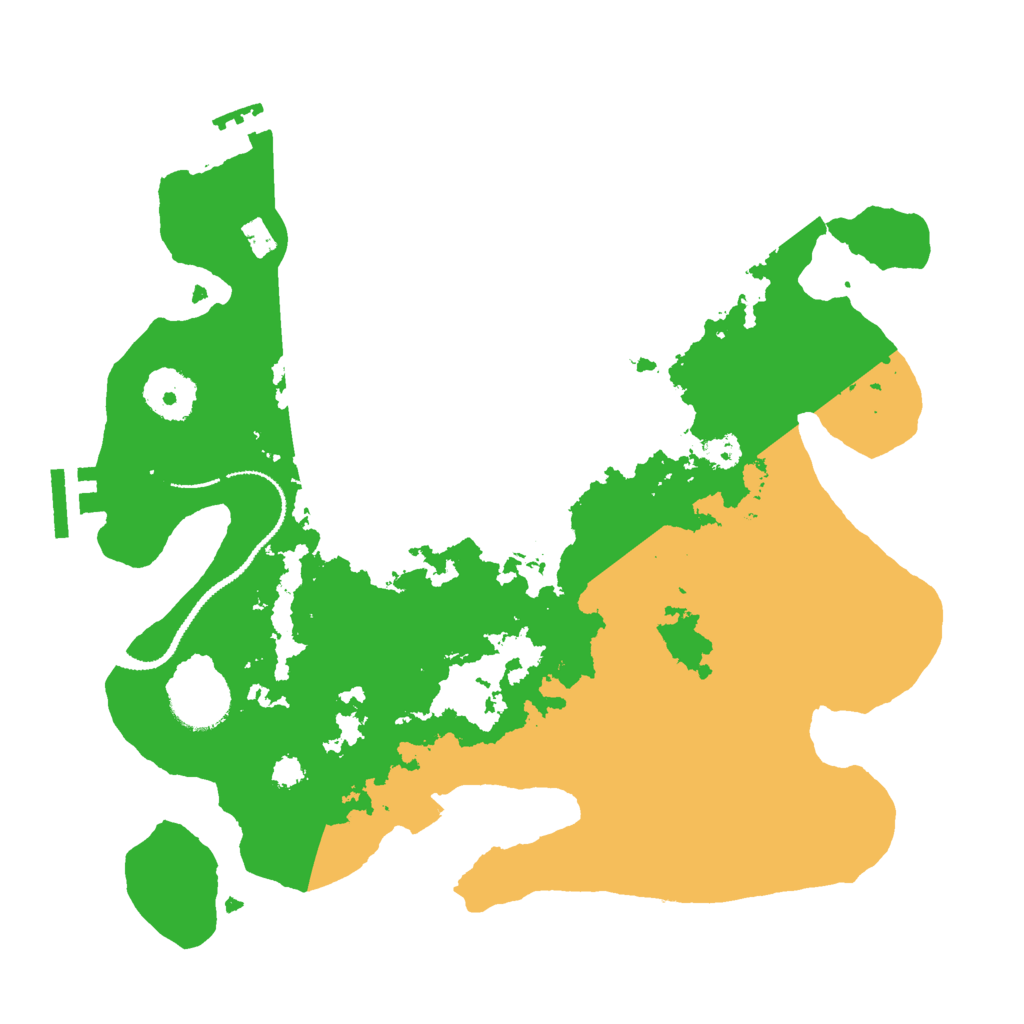 Biome Rust Map: Procedural Map, Size: 3000, Seed: 989561369