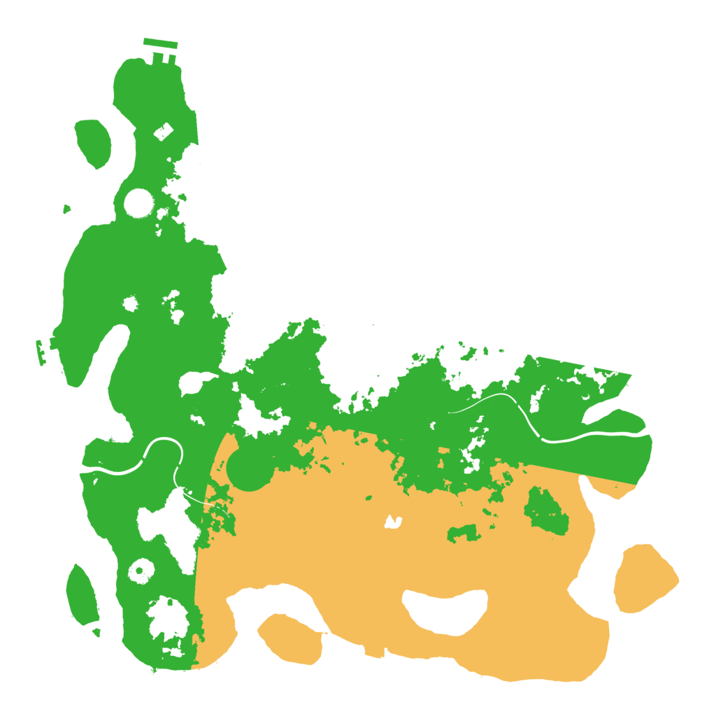 Biome Rust Map: Procedural Map, Size: 4250, Seed: 1942788197