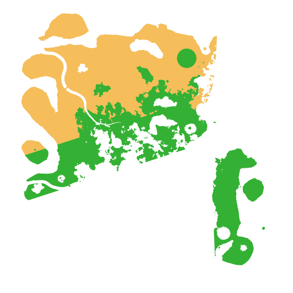 Biome Rust Map: Procedural Map, Size: 4000, Seed: 9953