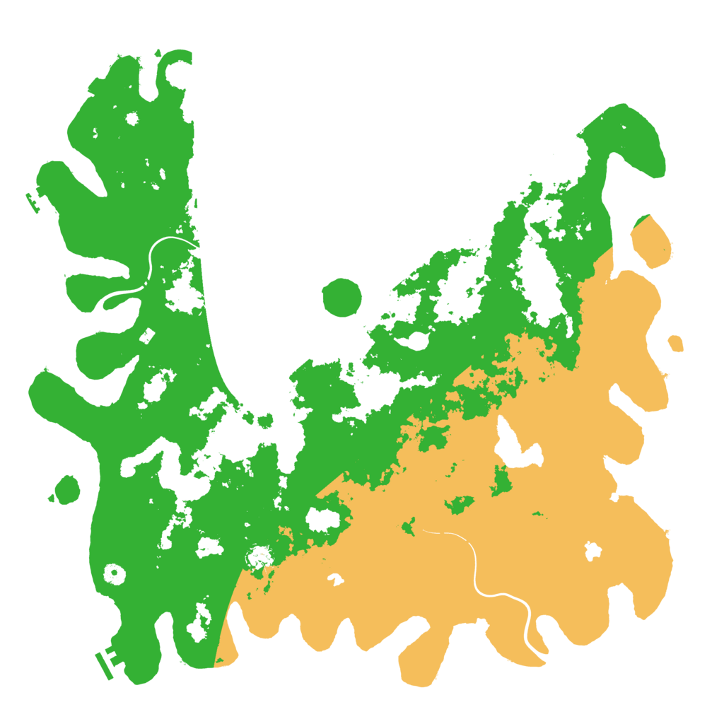 Biome Rust Map: Procedural Map, Size: 5000, Seed: 27218997