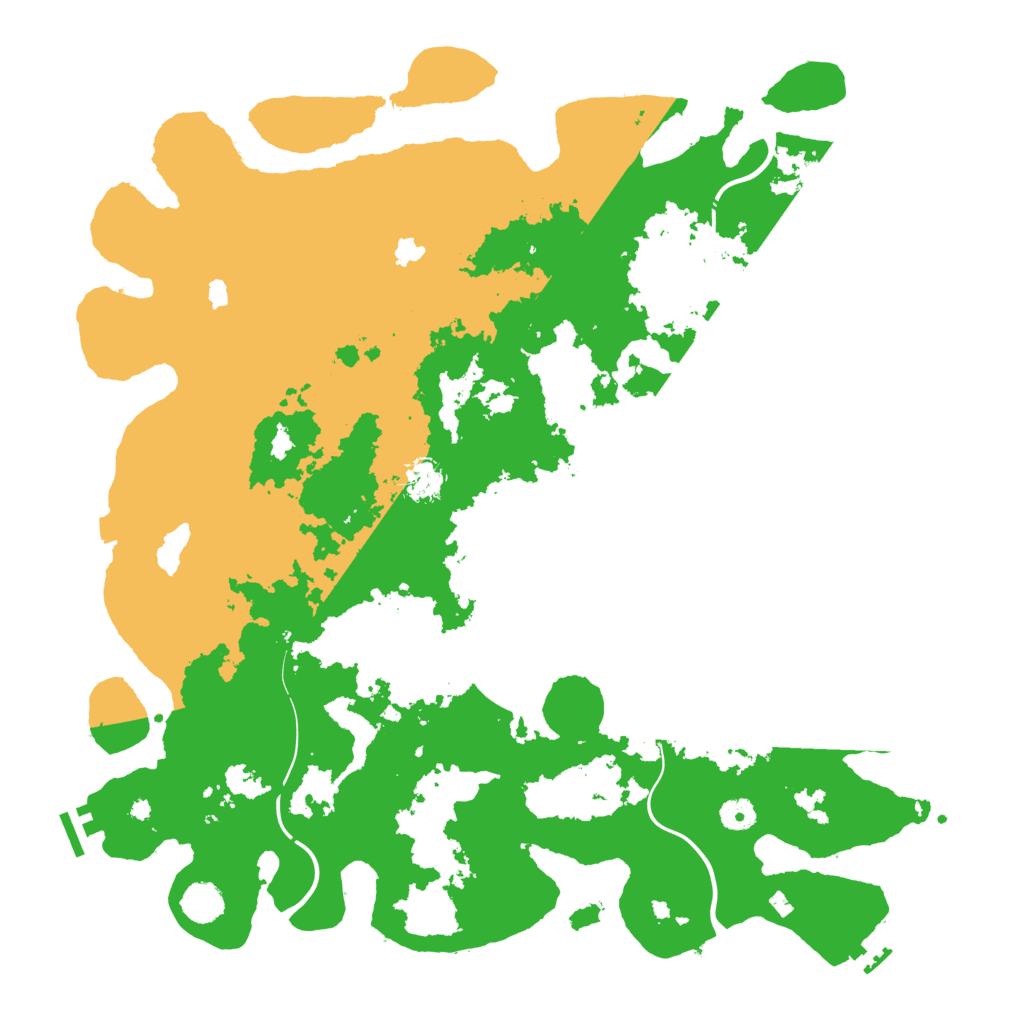 Biome Rust Map: Procedural Map, Size: 4500, Seed: 1872125481