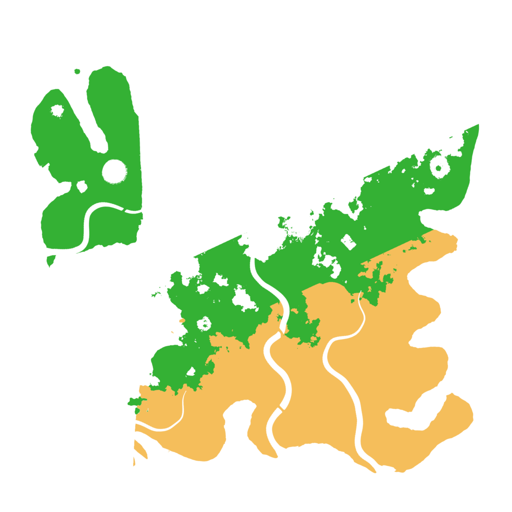 Biome Rust Map: Procedural Map, Size: 3700, Seed: 1065815763