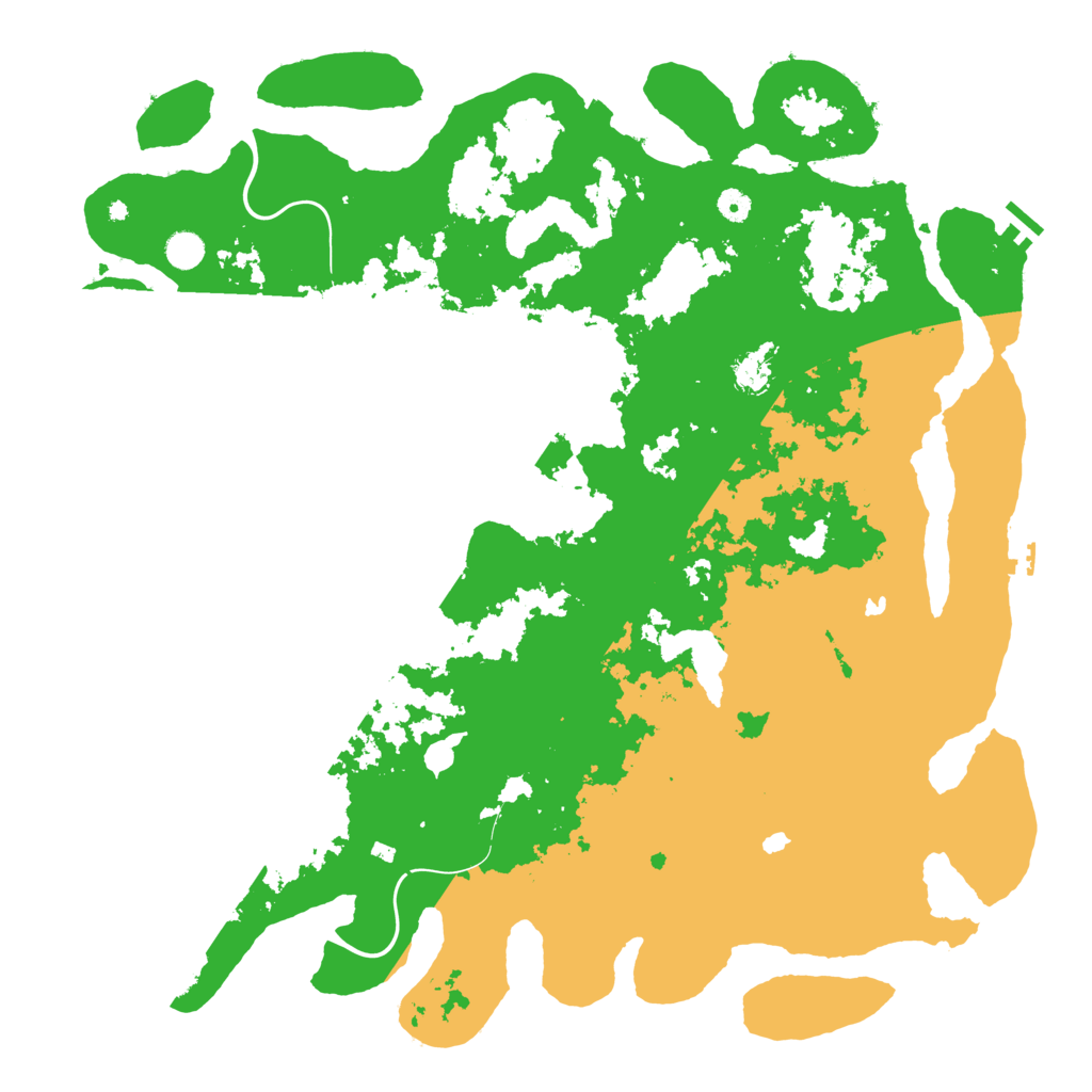 Biome Rust Map: Procedural Map, Size: 5000, Seed: 968027226