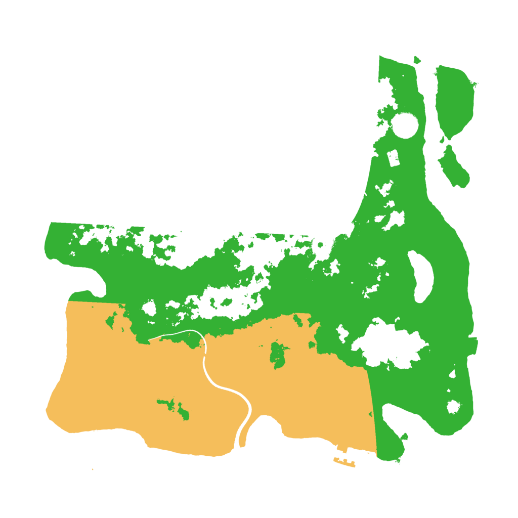 Biome Rust Map: Procedural Map, Size: 3500, Seed: 696043450