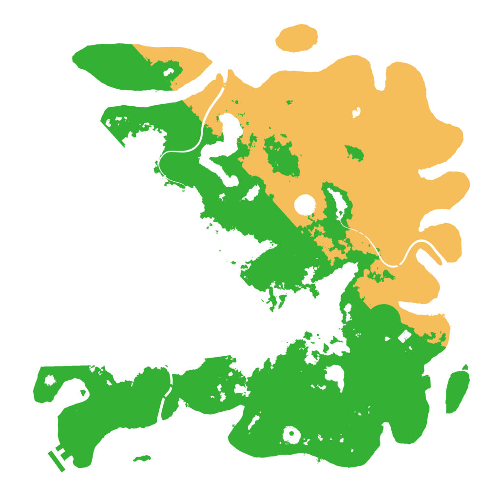 Biome Rust Map: Procedural Map, Size: 4250, Seed: 1229413801