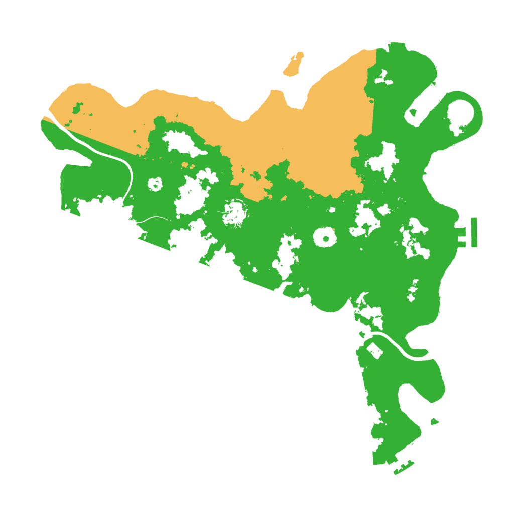 Biome Rust Map: Procedural Map, Size: 3500, Seed: 312250