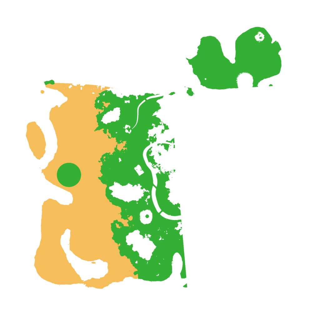 Biome Rust Map: Procedural Map, Size: 3500, Seed: 1665490820