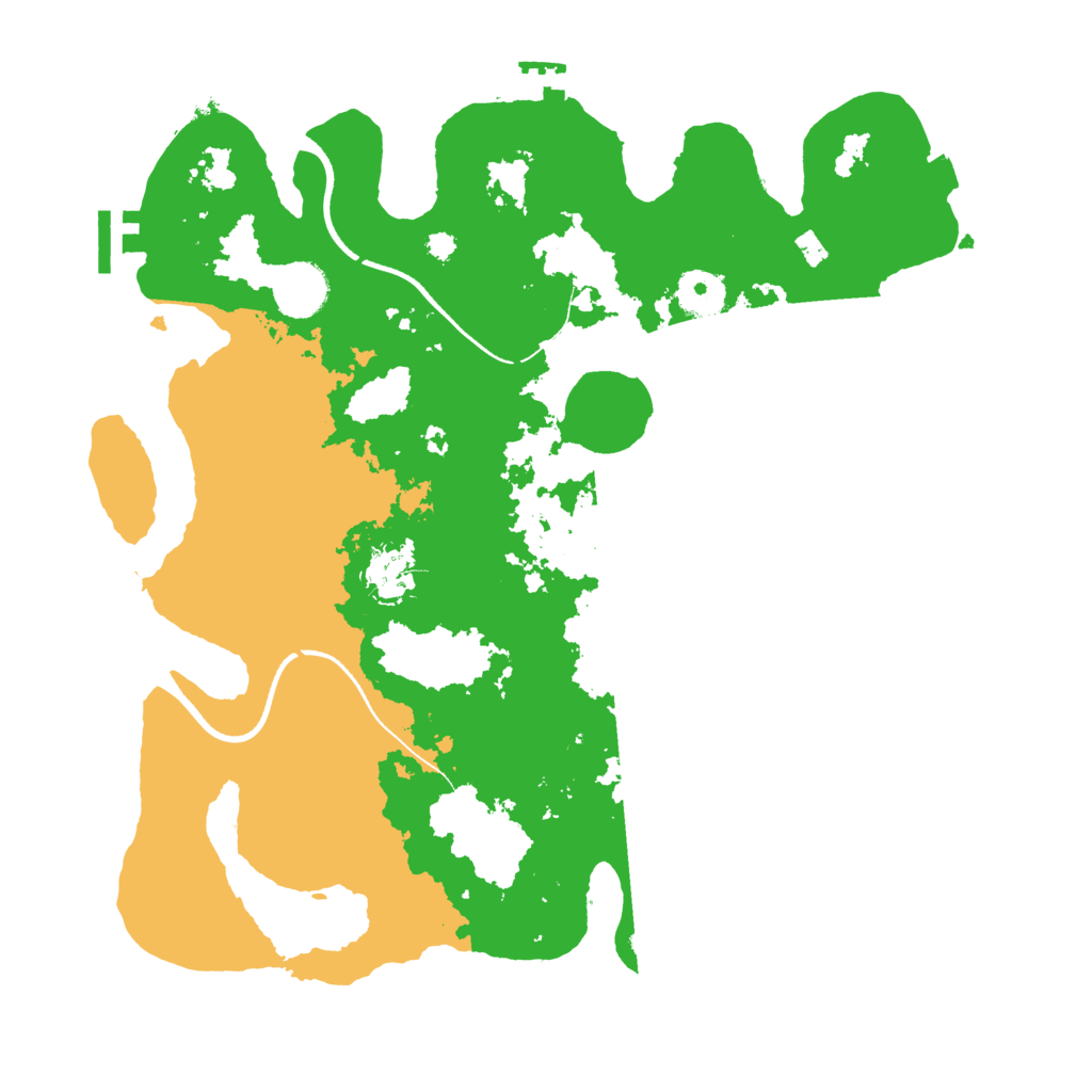 Biome Rust Map: Procedural Map, Size: 3500, Seed: 1665490820