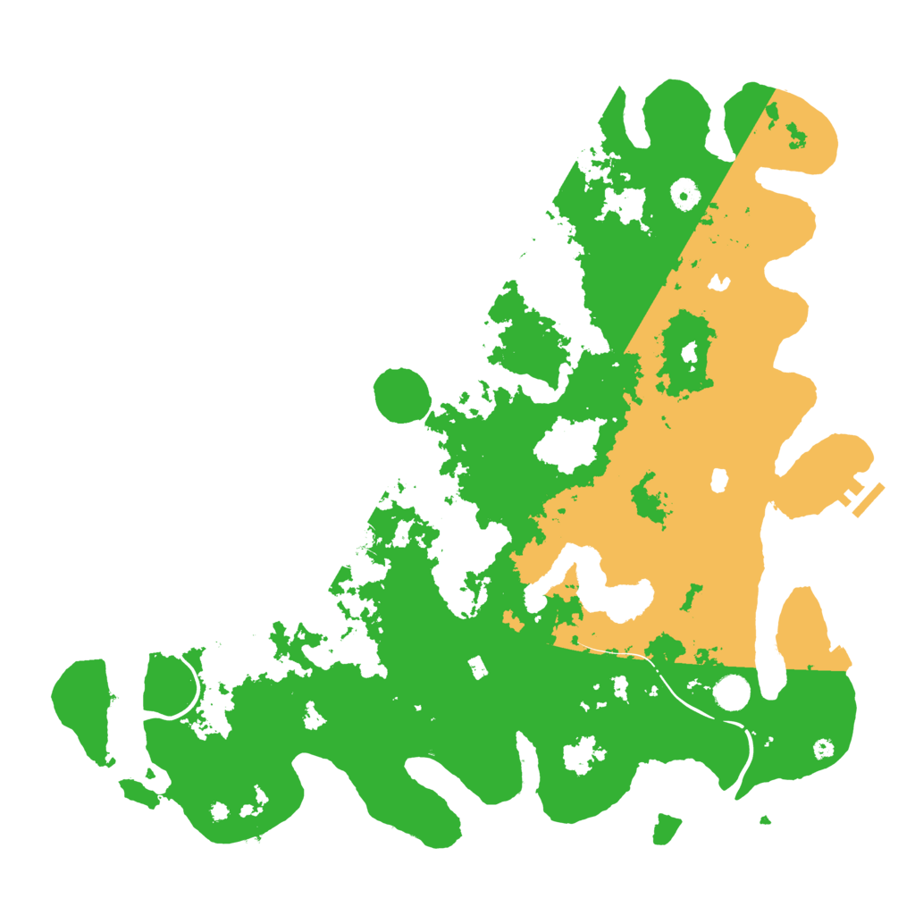 Biome Rust Map: Procedural Map, Size: 4500, Seed: 1388346559